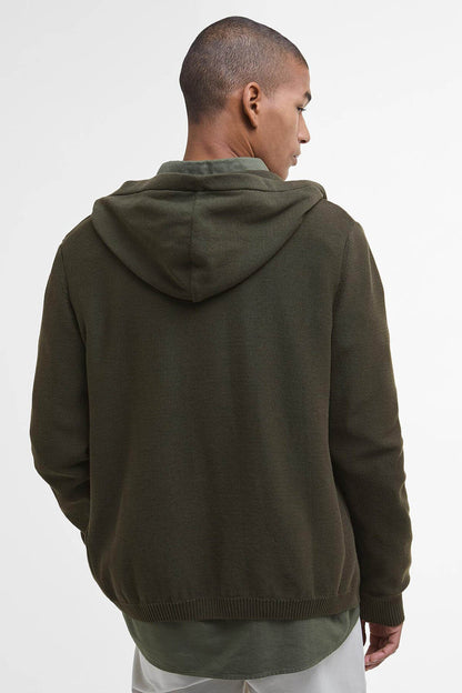 Multi-Pocket Knitted Hoodie