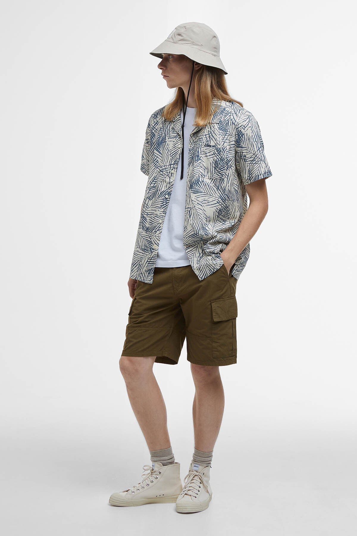 Falmouth Printed Regular Short-Sleeved Shirt